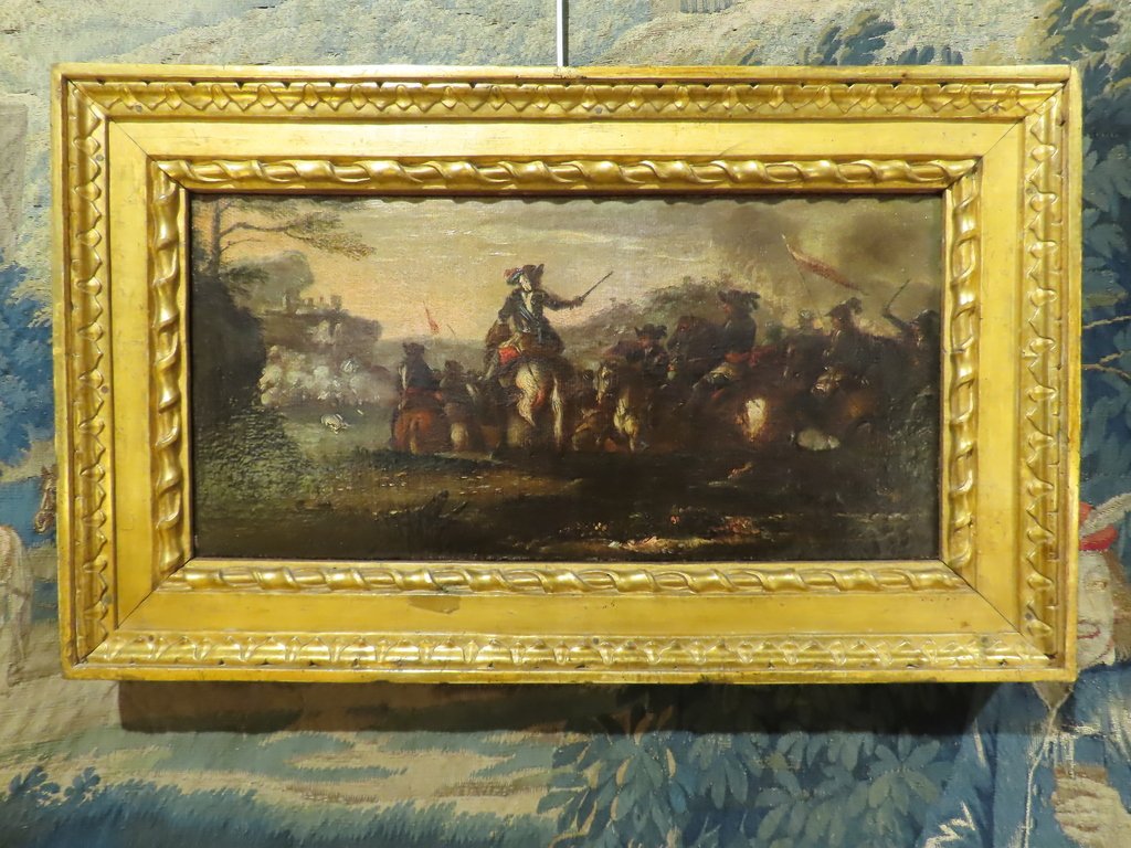 TABLEAU SCENE DE BATAILLE Epoque XVIII ème Siècle -photo-2