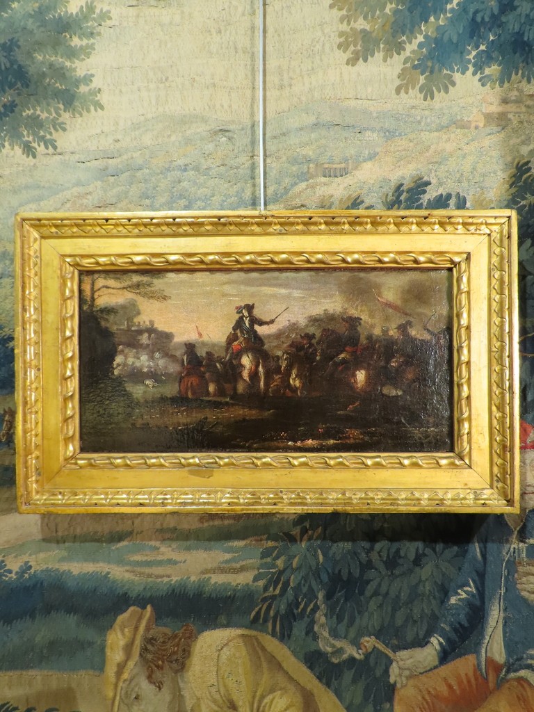 TABLEAU SCENE DE BATAILLE Epoque XVIII ème Siècle 