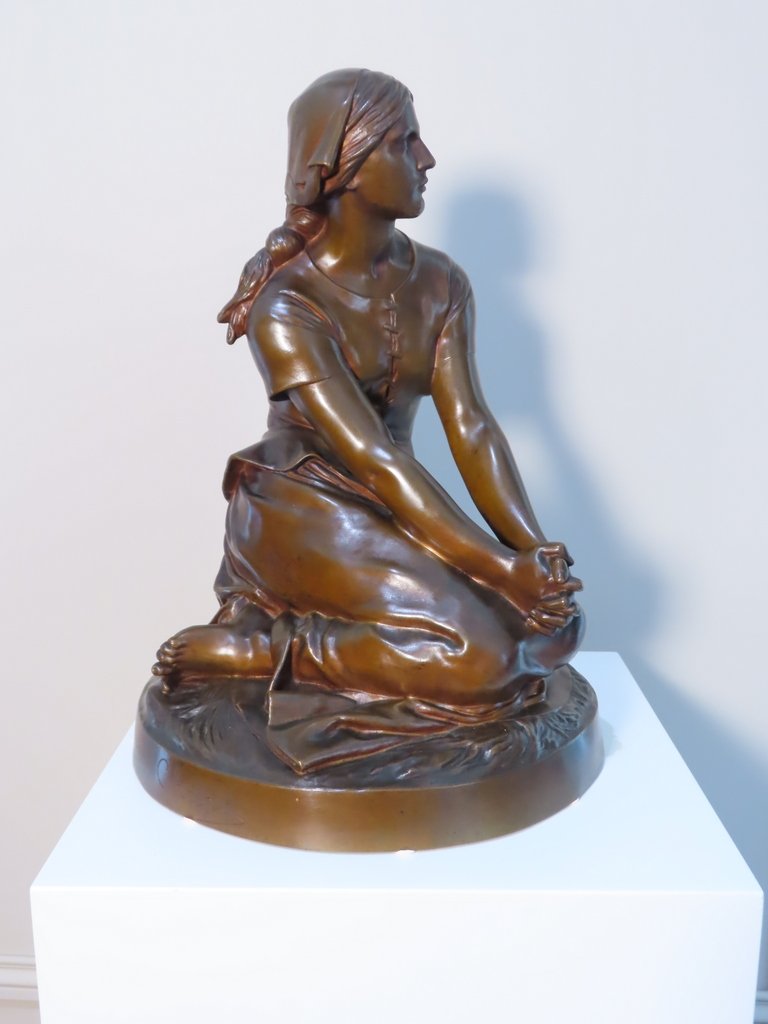 SCULPTURE EN BRONZE REPRESENTANT JEANNE D’ARC Chapu Barbedienne et Colas -photo-3