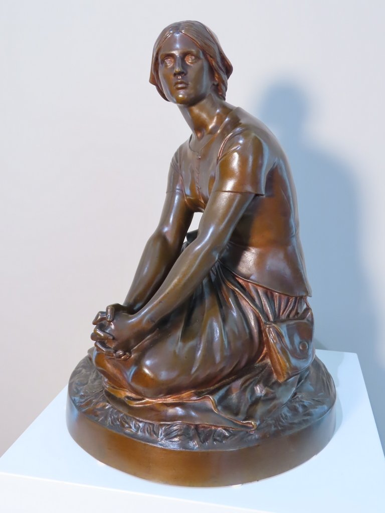 SCULPTURE EN BRONZE REPRESENTANT JEANNE D’ARC Chapu Barbedienne et Colas -photo-4