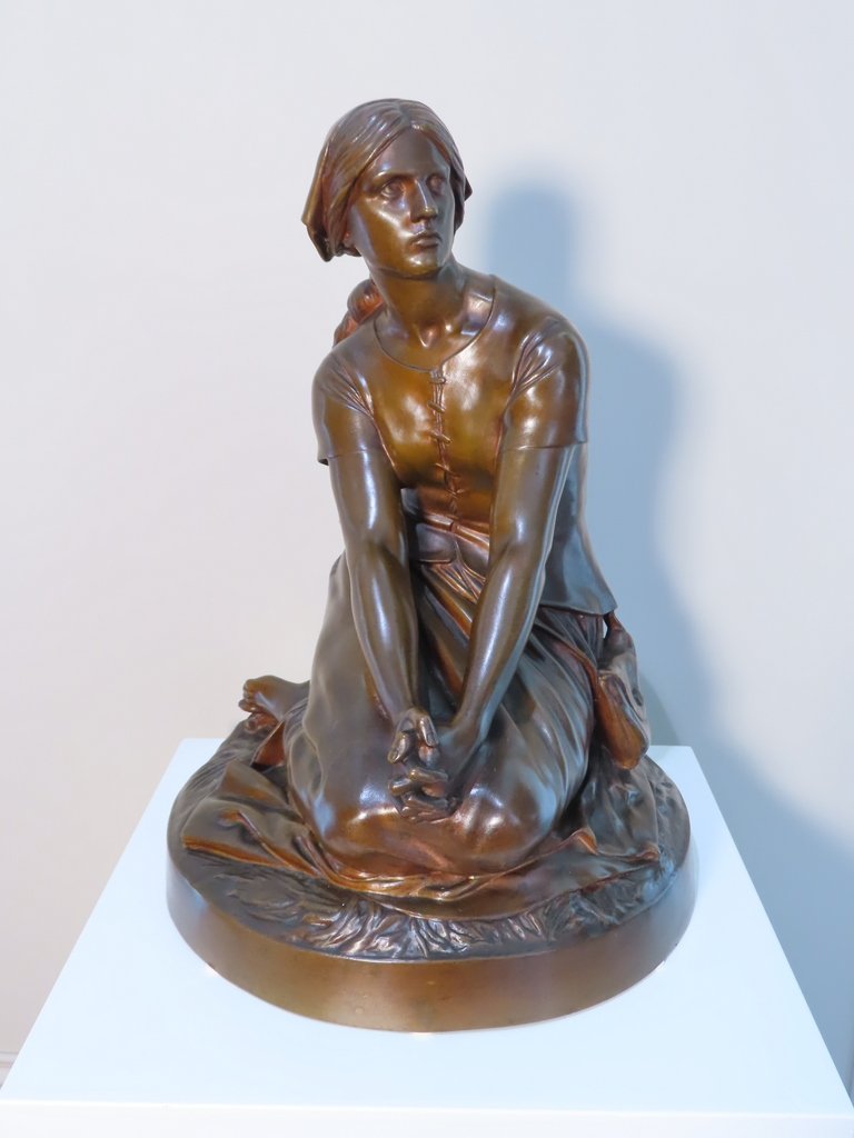 SCULPTURE EN BRONZE REPRESENTANT JEANNE D’ARC Chapu Barbedienne et Colas 