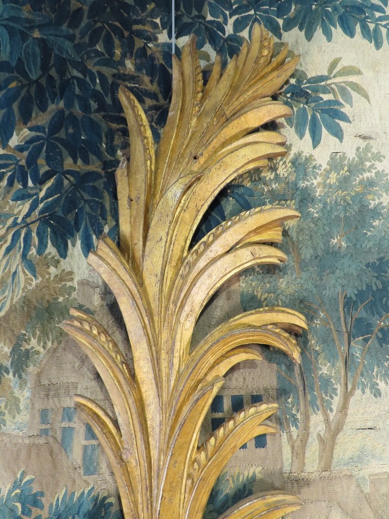 GERBES DE BLE EN BOIS SCULPTE DORE ET LAQUE Epoque XVIII ème Siècle -photo-2