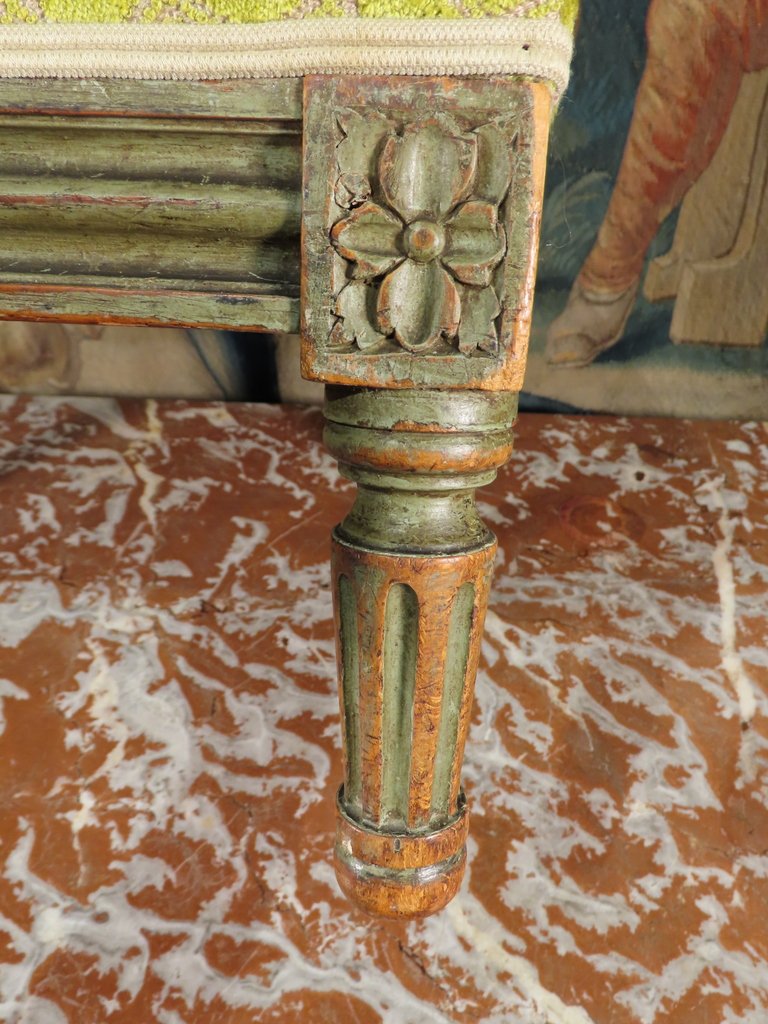 Louis XVI Lacquered Footstool Late 18th–early 19th Century -photo-4