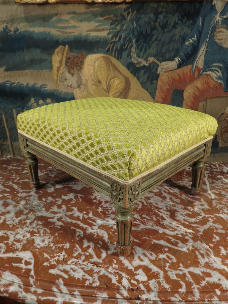 Louis XVI Lacquered Footstool Late 18th–early 19th Century 