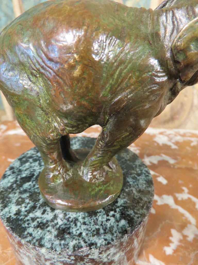 C. Charles Elephant Bronze Sculpture, Circa 1900–1920 -photo-3