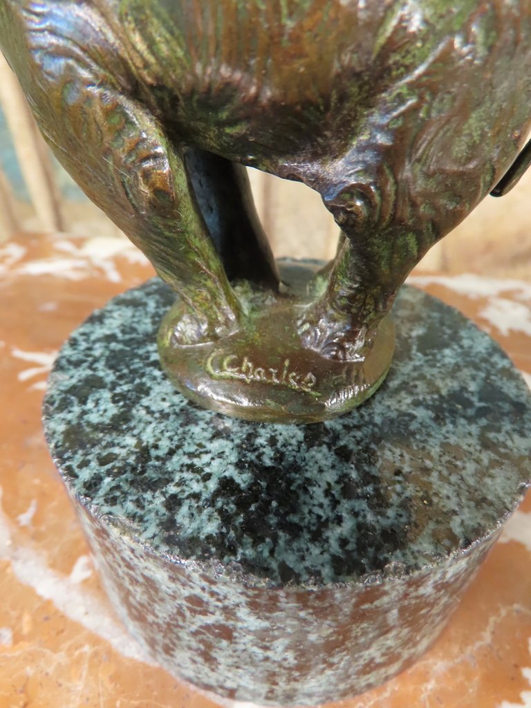 C. Charles Elephant Bronze Sculpture, Circa 1900–1920 -photo-3