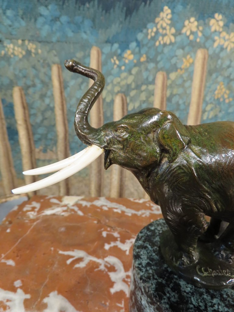 C. Charles Elephant Bronze Sculpture, Circa 1900–1920 -photo-7