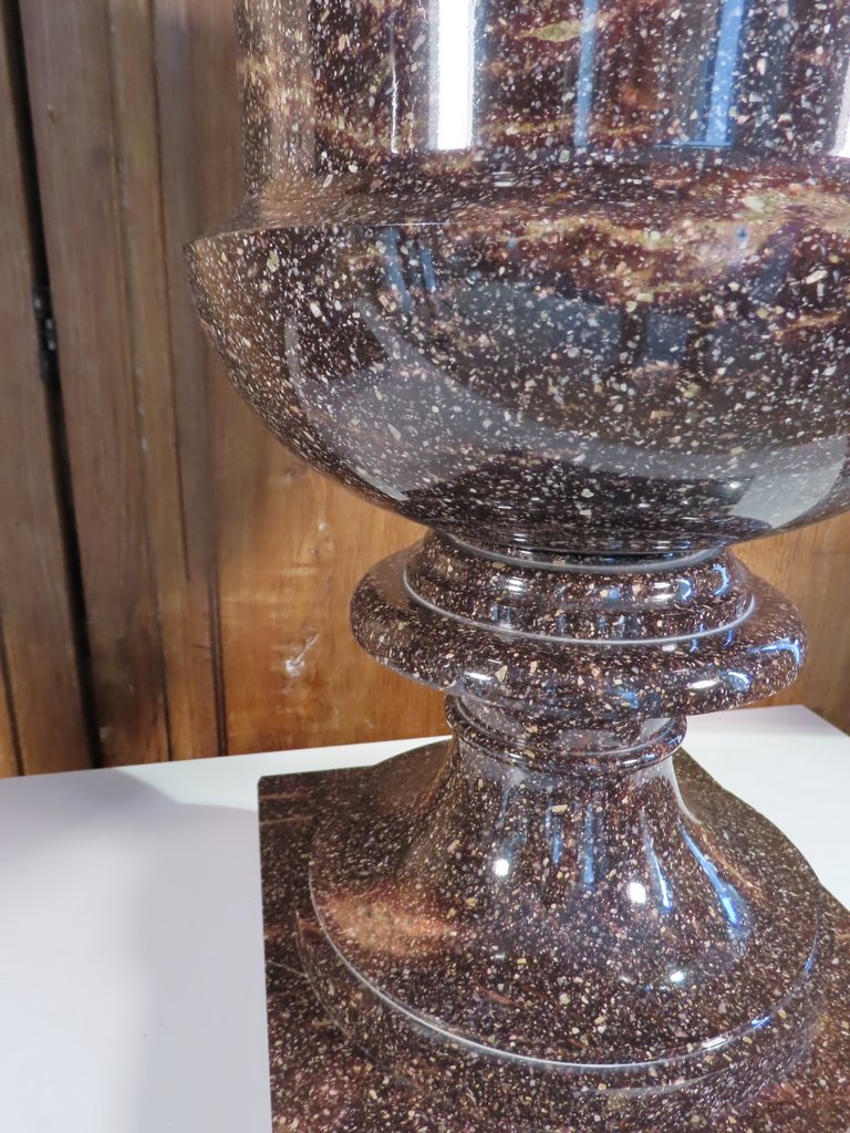 Pair Of Swedish Porphyry Vases, 19th Century -photo-8