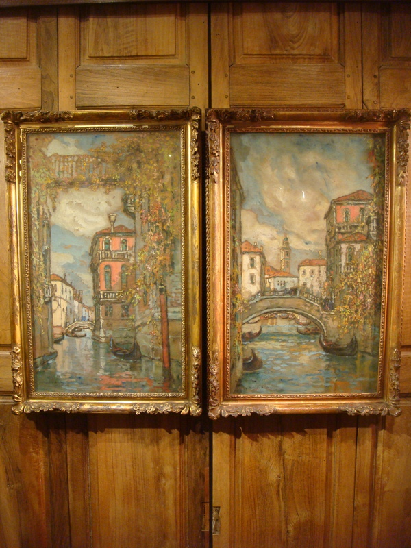 Paire De Tableaux Vues De Venise De Guillaume Roger 