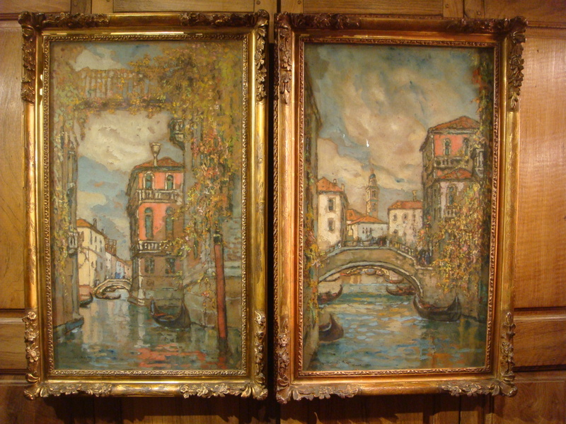 Pair Of Pictures Of Venice From Guillaume Roger-photo-2