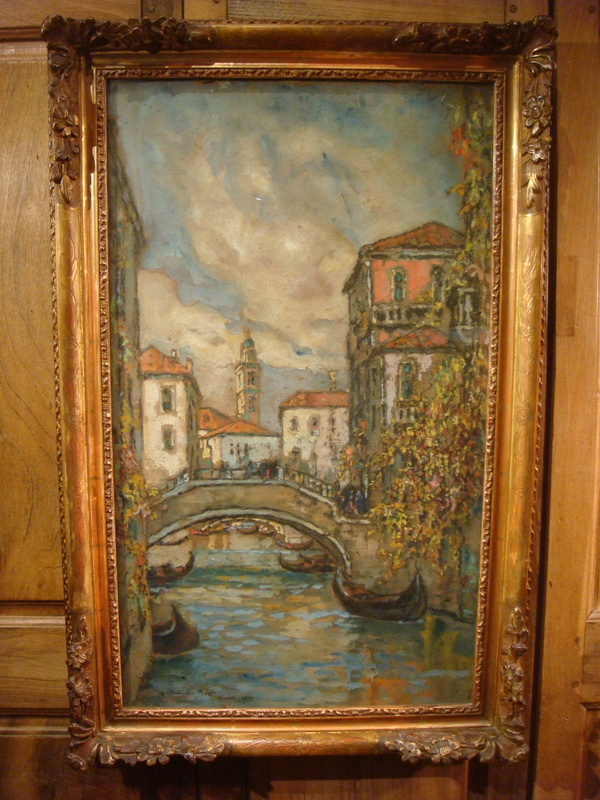 Paire De Tableaux Vues De Venise De Guillaume Roger -photo-4