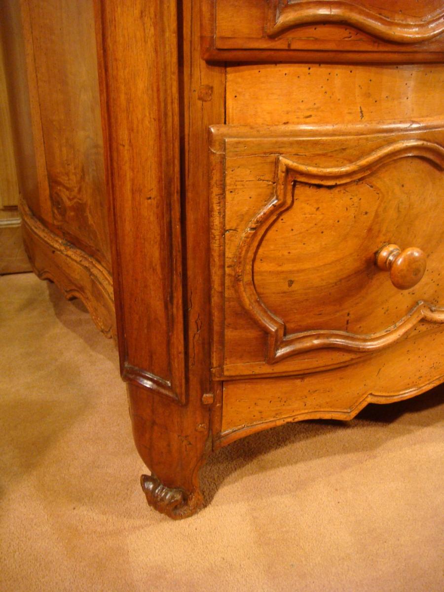 Commode Arbalète Galbée - Epoque Louis XV -photo-7