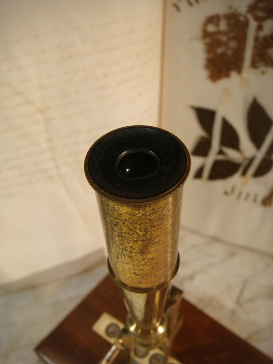 Microscope De Naturaliste Type Gary Gould - Epoque XIX ème -photo-4