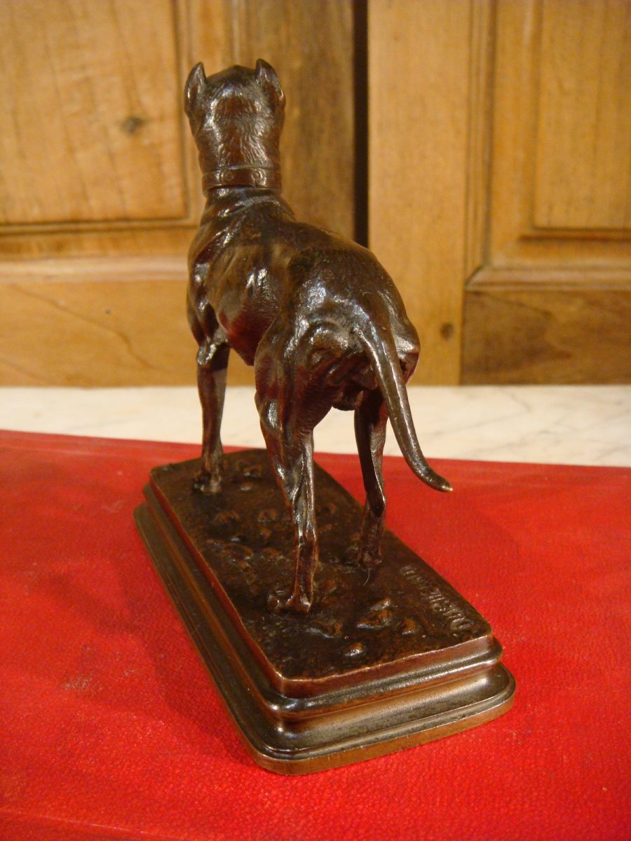 Sculpture Chien En Bronze De Dubucand-photo-1