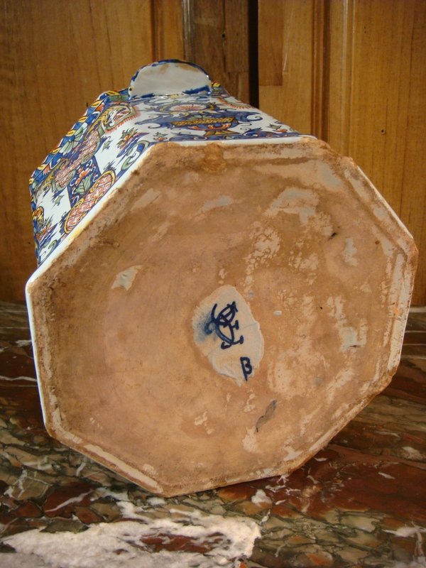 Cooler In Armorial Faience - Late Nineteenth Time-photo-6