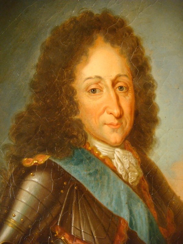 Tableau Portrait Du Maréchal De Luxembourg - Epoque XVIII ème -photo-3