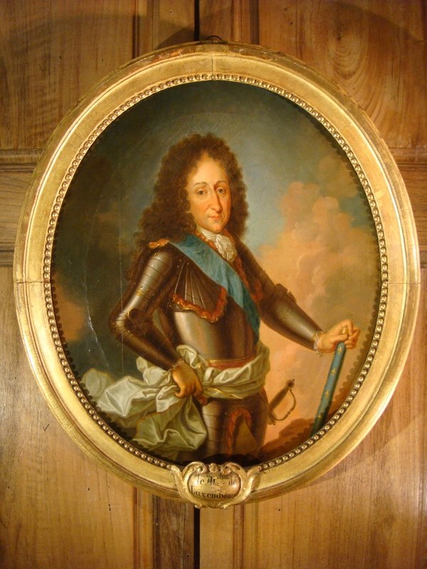 Tableau Portrait Du Maréchal De Luxembourg - Epoque XVIII ème 