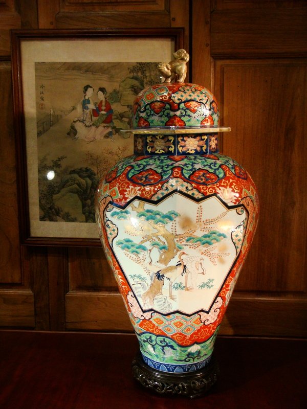 Grande Potiche En Porcelaine Imari - Japon Epoque XIX ème 