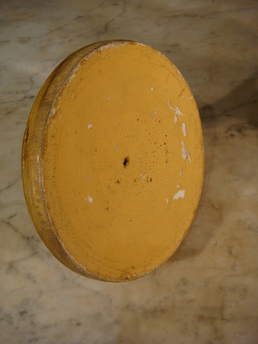 Vase Couvert Médicis En Bois Doré - Epoque Restauration-photo-6