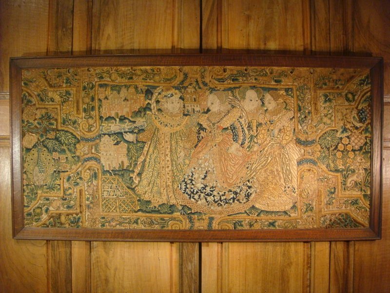 Tapestry Headband Courtine England - Early 17th Century-photo-2