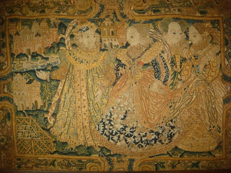 Tapestry Headband Courtine England - Early 17th Century-photo-8