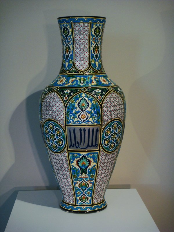 Grand Vase En Céramique Inspiration Orientale - Jules Vieillard Bordeaux-photo-3