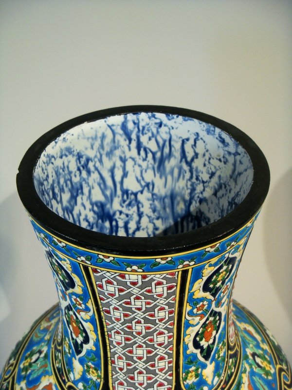 Big Vase Ceramic Oriental Inspiration Jules Vieillard In Bordeaux -photo-7