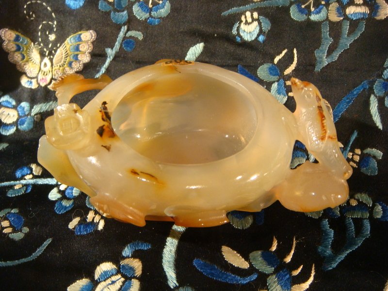 Rince Pinceau De Lettré En Agate - Chine -photo-4