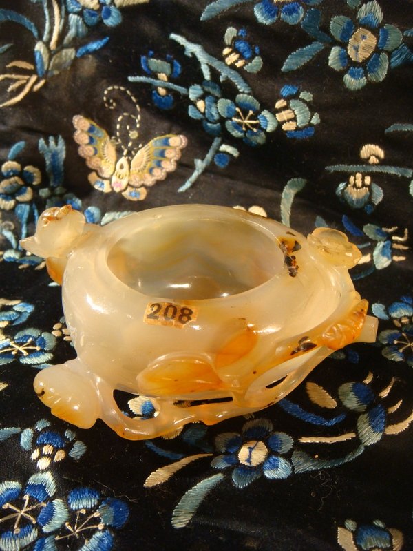 Rince Pinceau De Lettré En Agate - Chine 