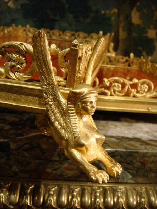 Paire De Surtouts De Table En Laque En Bronze Doré -photo-4