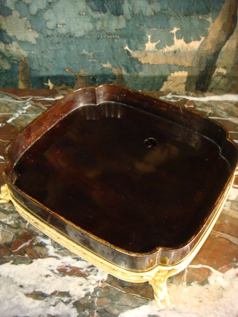 Lacquer Box With Gilt Bronze Mount-photo-6