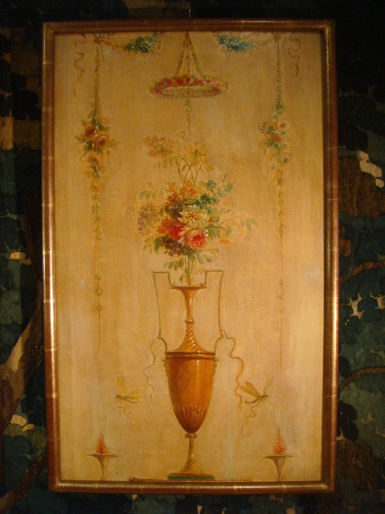 Pair Of Paintings Vases And Bouquets Of Flowers - Eighteenth Time-photo-6