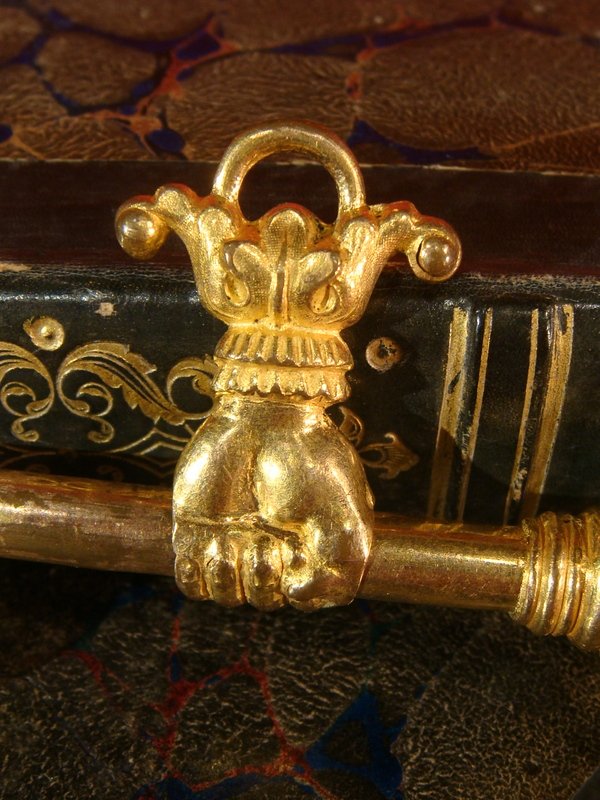 Mine Holder In The Shape Of A Golden Key - Charles X Period-photo-2