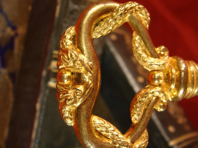 Mine Holder In The Shape Of A Golden Key - Charles X Period-photo-4