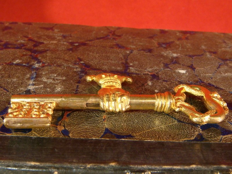 Mine Holder In The Shape Of A Golden Key - Charles X Period-photo-5