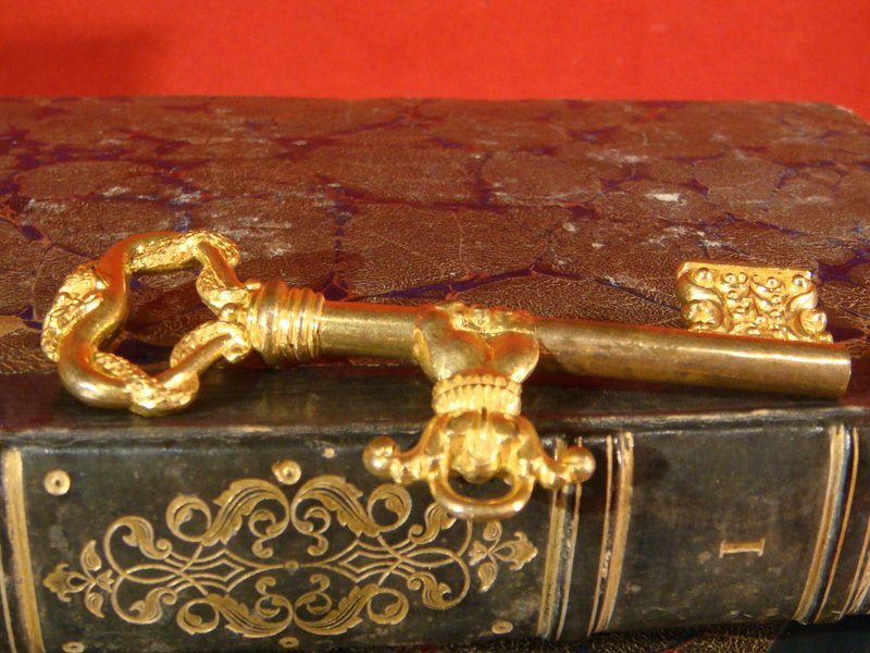 Mine Holder In The Shape Of A Golden Key - Charles X Period-photo-6