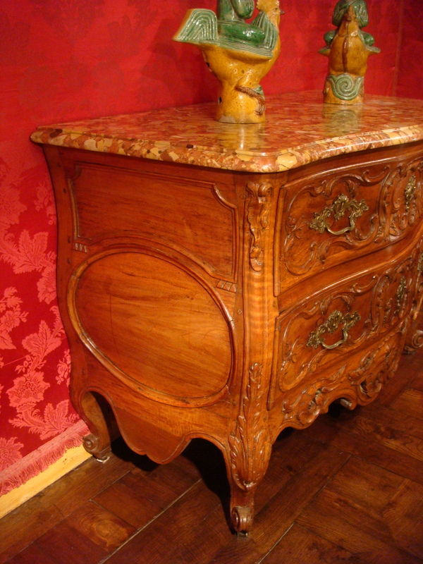 Commode Galbée Arlésienne Provence Epoque XVIII ème -photo-1