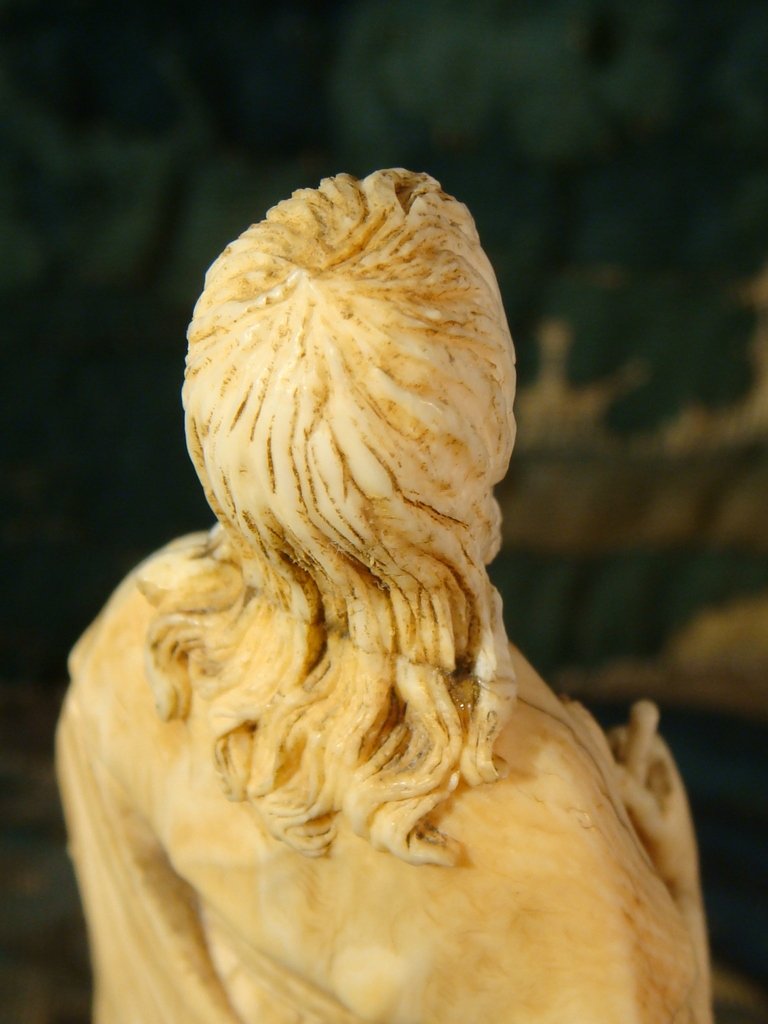 Jacques De Zébédée Sculpture In Ivory - Eighteenth Time-photo-5