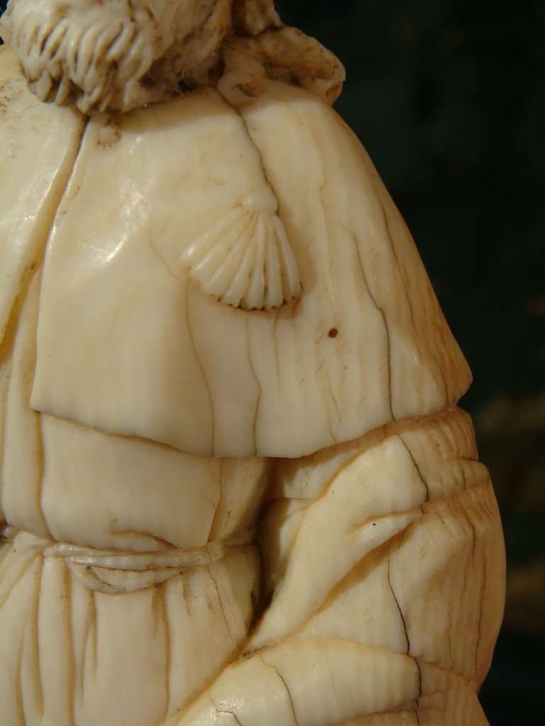 Jacques De Zébédée Sculpture In Ivory - Eighteenth Time-photo-7