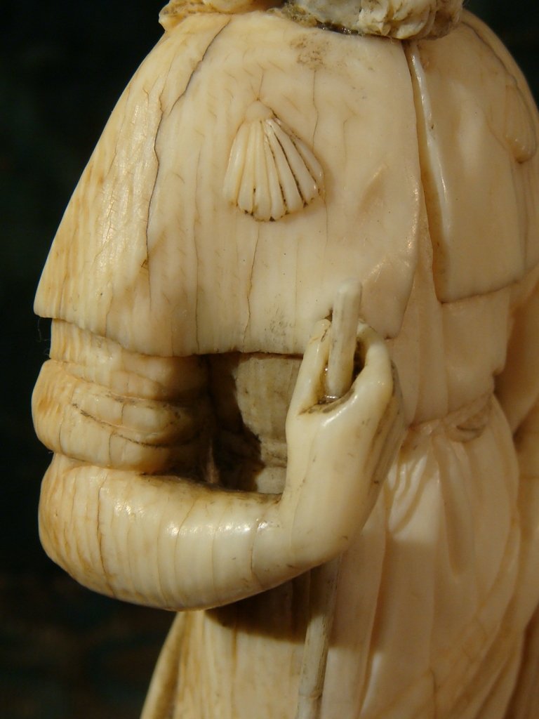 Jacques De Zébédée Sculpture In Ivory - Eighteenth Time-photo-8