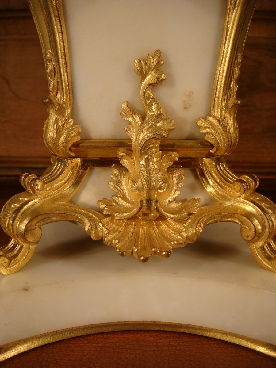 Pendule De Style Louis XVI Aux Amours -photo-2