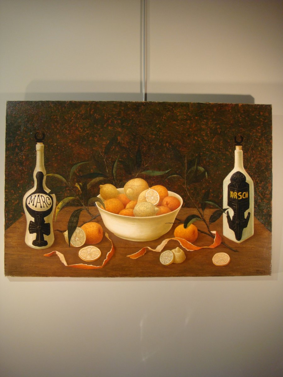 Huile Sur Toile Nature Morte Aux Agrumes - Philippe Bonamy -photo-2