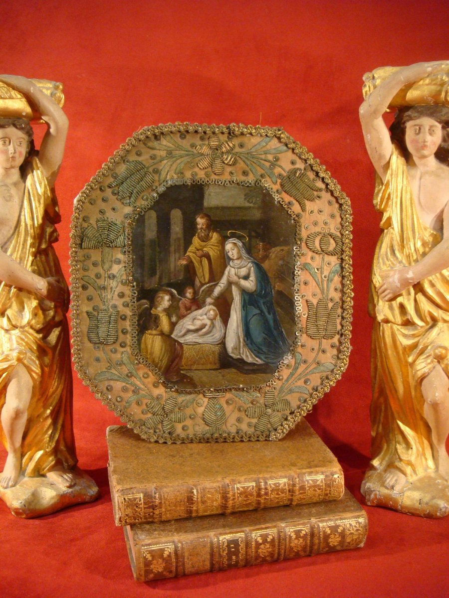 Painting On Copper Representing The Nativity