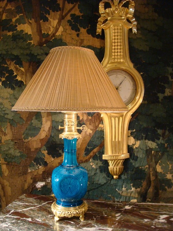 Bronze Mounted Ceramic Lamp