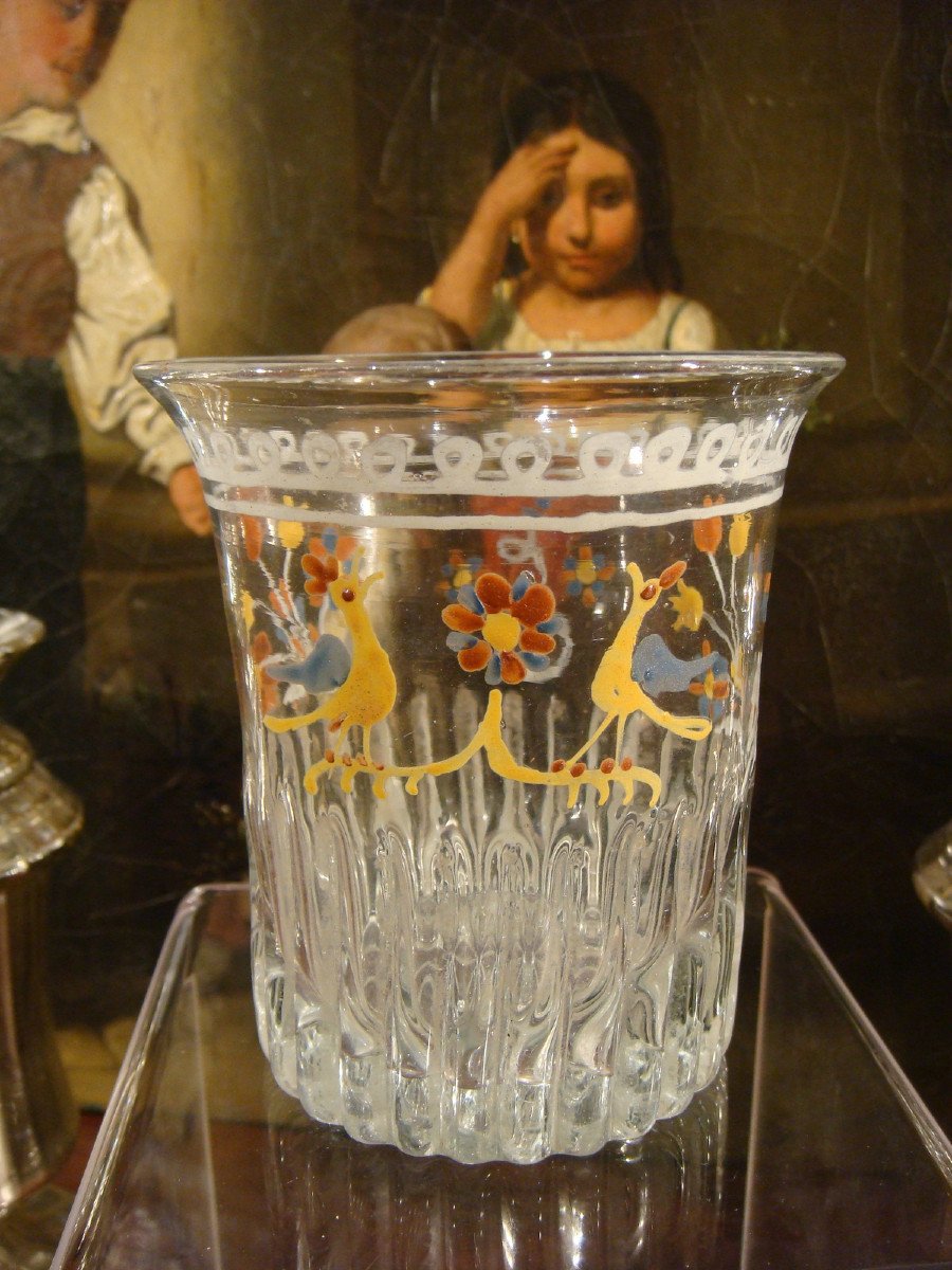 Norman Glass Of Friendship Or Marriage - Early XIXth Century-photo-2
