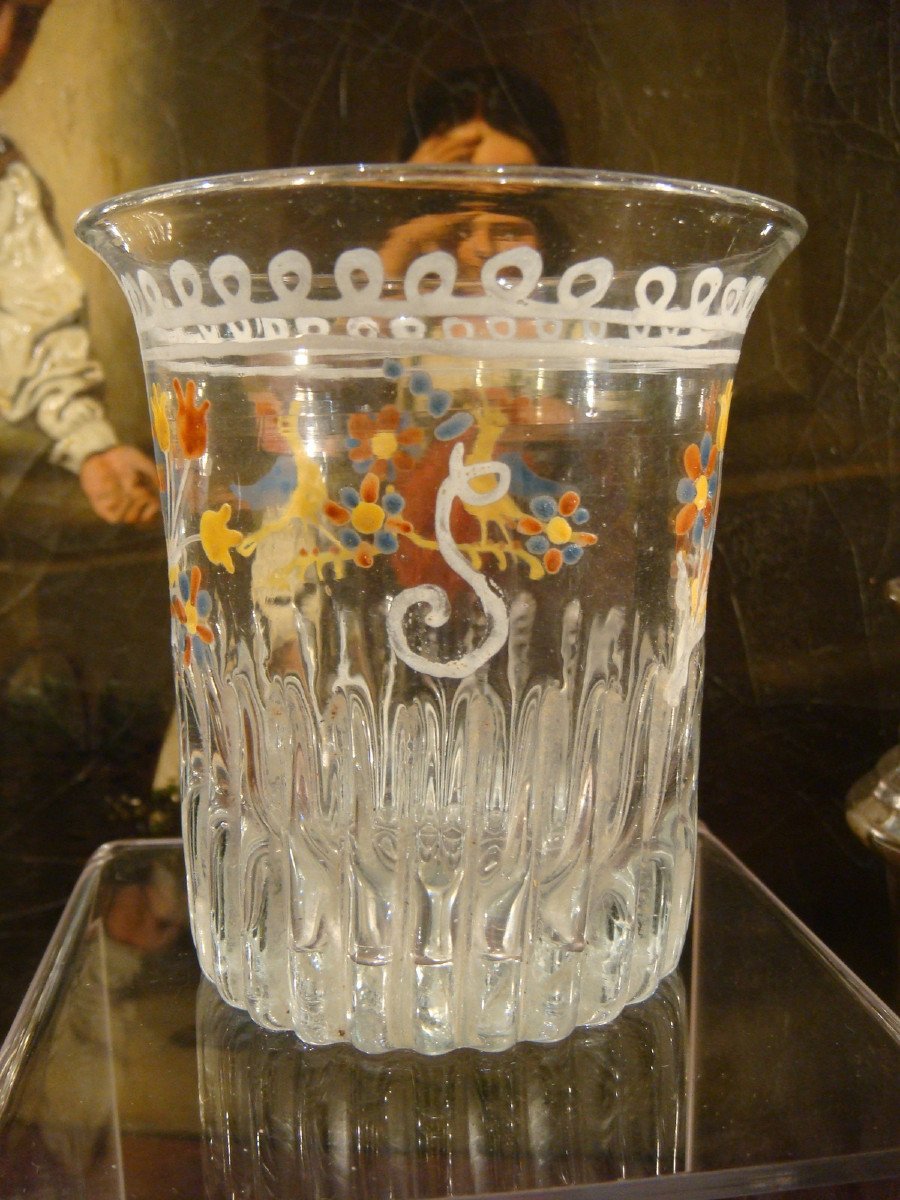 Norman Glass Of Friendship Or Marriage - Early XIXth Century-photo-4