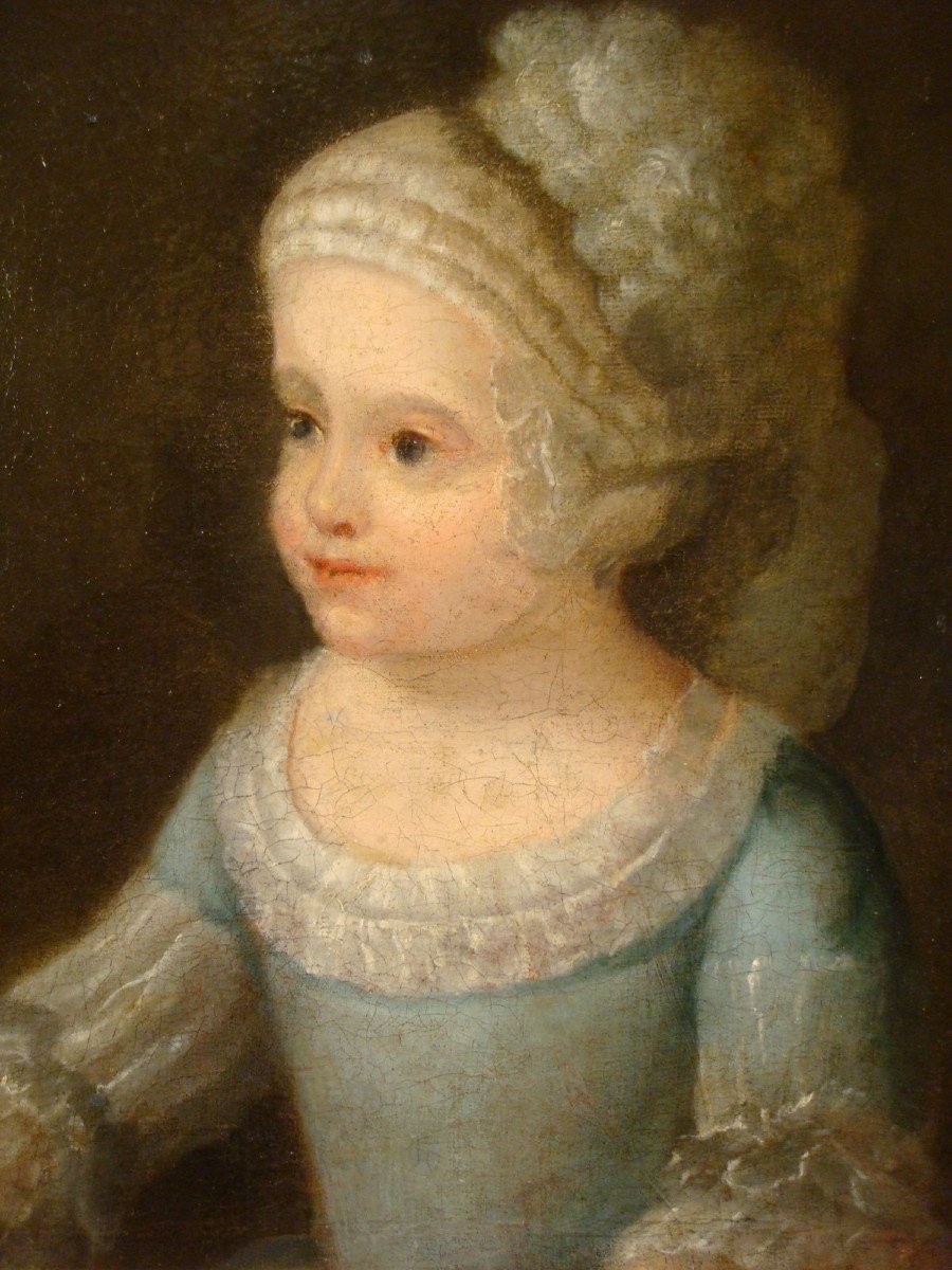 Tableau Portrait d'Enfant - Epoque Début XVIII ème -photo-2