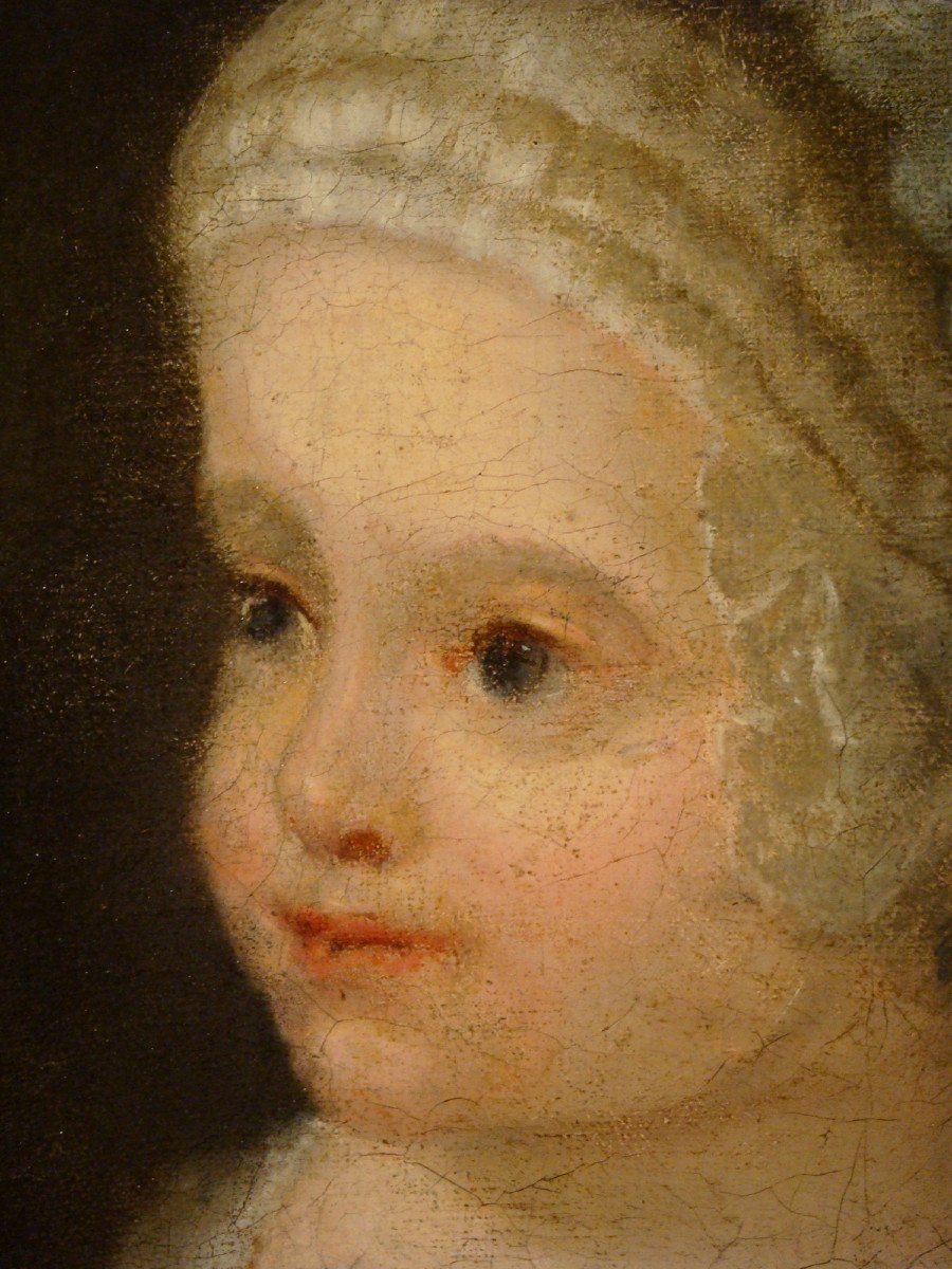 Tableau Portrait d'Enfant - Epoque Début XVIII ème -photo-3