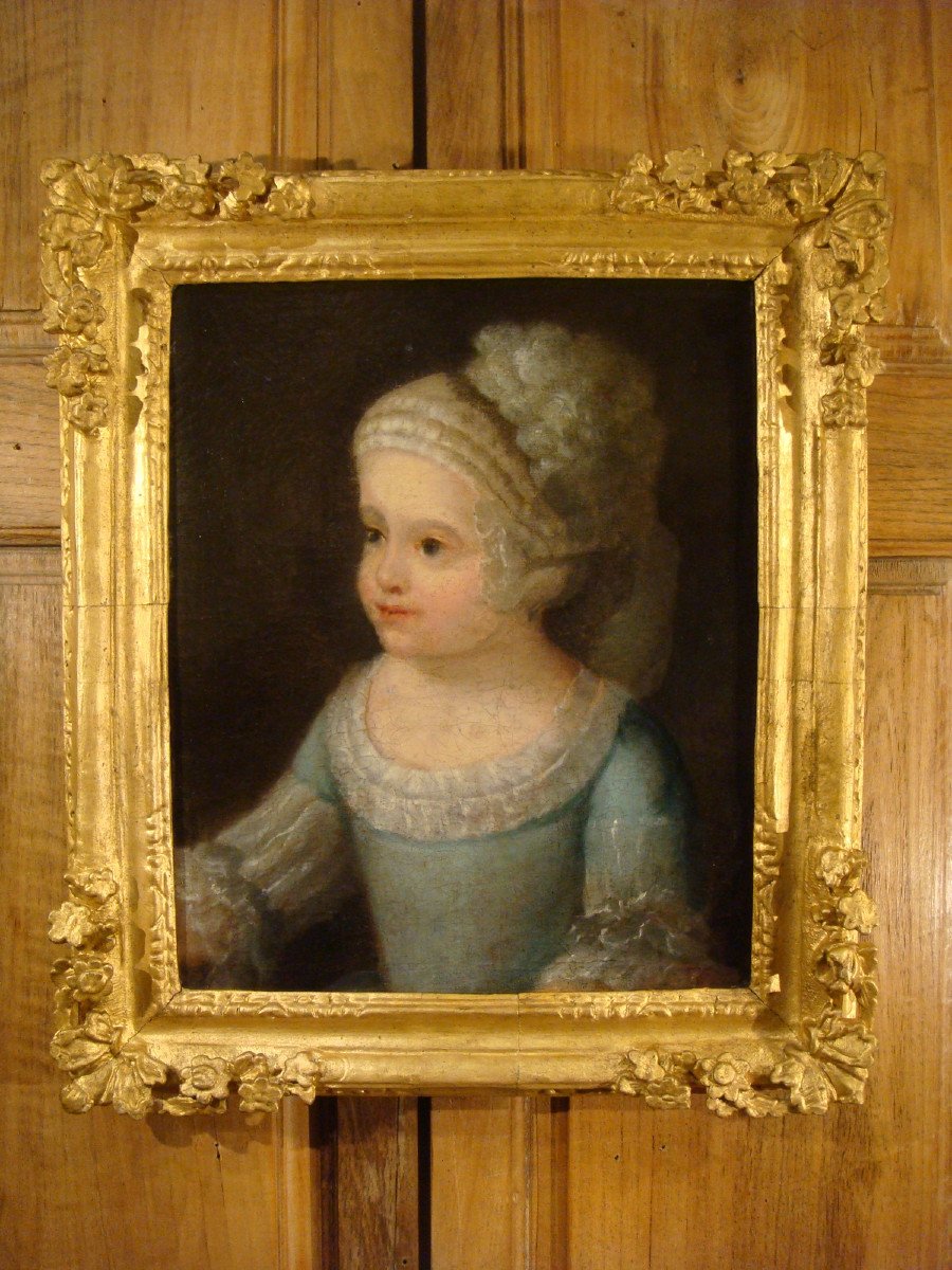Tableau Portrait d'Enfant - Epoque Début XVIII ème 