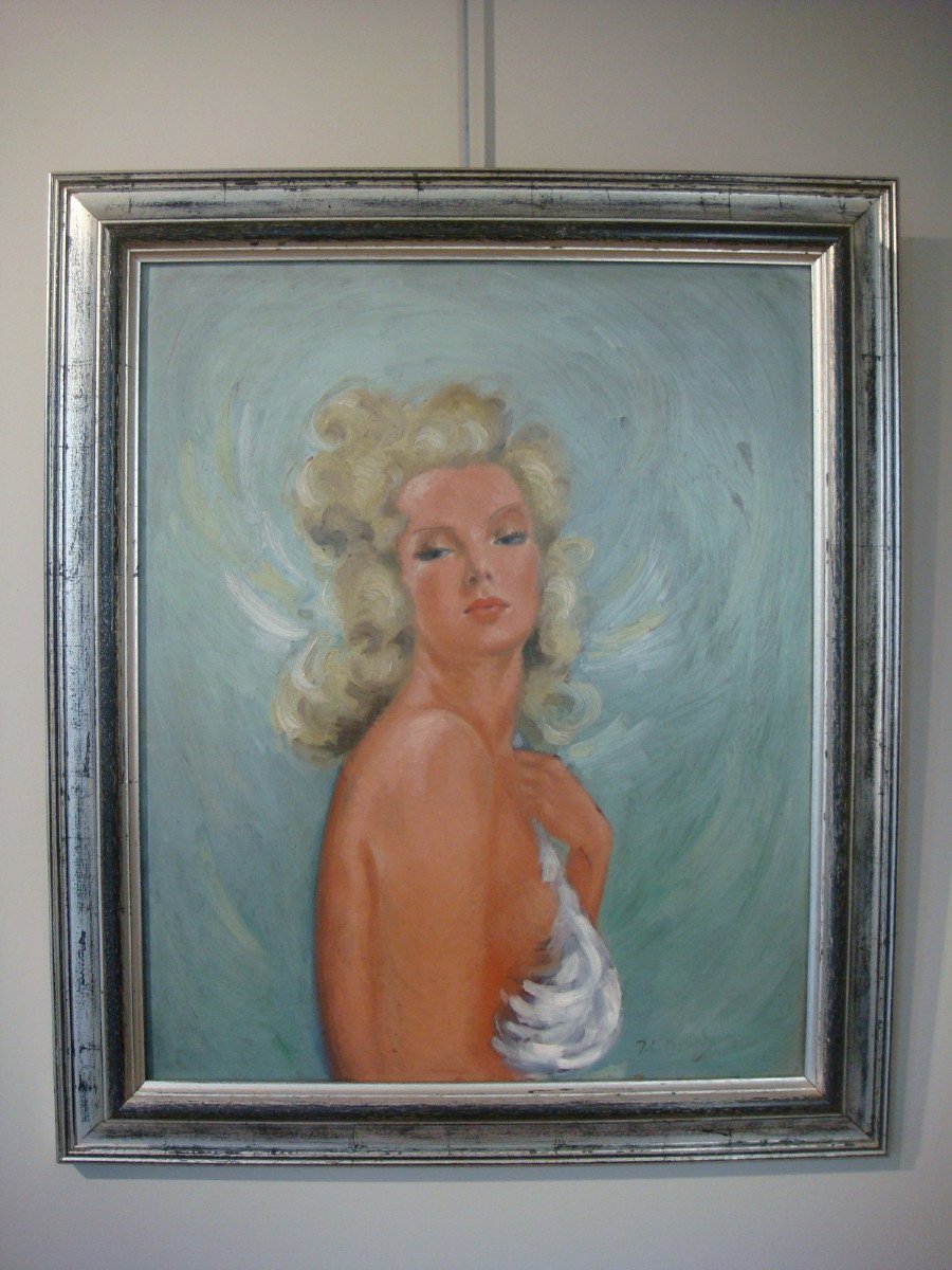 Tableau Portrait Jeune Femme 
